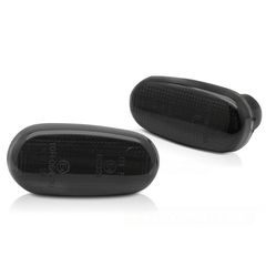 Πλαϊνά Φλας Φτερού Για Alfa Romeo Mito 147 00-04 Smoke Led Dynamic 2 Τεμάχια