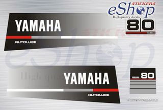 Αυτοκόλλητα σετ για  Yamaha 80 Hp autolube 1987 1988