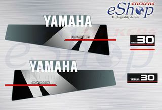 Αυτοκόλλητα σετ για Yamaha 30 Hp autolube 1996