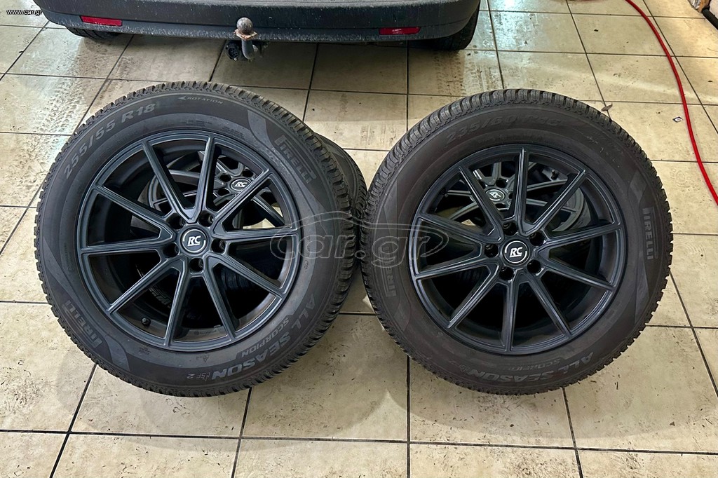 4 ΖΑΝΤΟΛΑΣΤΙΧΑ PORSCHE MACAN 18' ΙΝΤΣΩΝ 5Χ112 ΚΑΡΕ ΣΕ ΑΡΙΣΤΗ ΚΑΤΑΣΤΑΣΗ ΜΕ ΕΛΑΣΤΙΚΑ PIRELLI 255/55/18 & 235/60/18 DOT0825