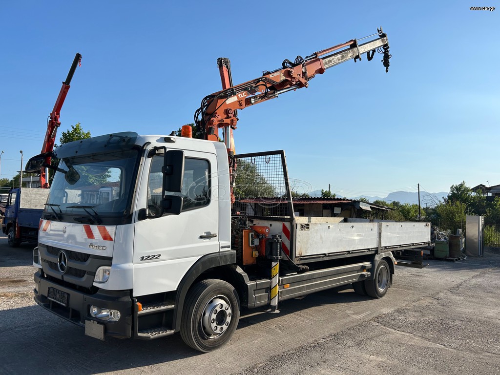 Γερανοί - Φορτηγά Με Γερανό Mercedes-Benz 2012 1222 ATEGO EURO5 ATLAS 120(816 818 1223 1224 1523 1524 1529)