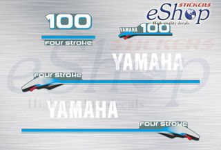 Αυτοκόλλητα σετ για  Yamaha f 50 Hp τετράχρονης 2000 2001