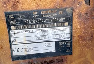Φορτωτής Με Λάστιχα CAT 2006 930G-thumb-30