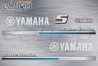 Αυτοκόλλητα σετ για Yamaha F5 Hp τετράχρονη 2014