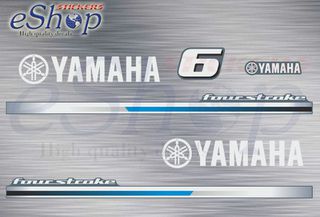 Αυτοκόλλητα σετ για Yamaha F6 Hp τετράχρονη 2014