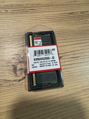 Μνήμη Ram Kingston 32Gb (1x32Gb) DDR5 6400Mhz Sodimm