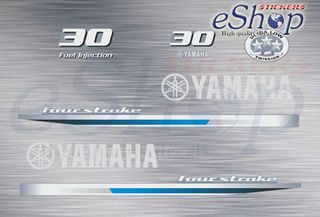 Αυτοκόλλητα σετ για Yamaha 30 Hp τετράχρονης 2014