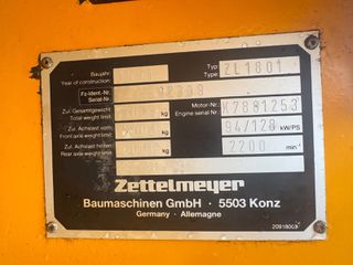 Φορτωτής Με Λάστιχα Zettelmeyer 1991 ZL 1801-thumb-7