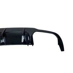 Diffuser προφυλακτήρα Mercedes W204 C-Class (2007-2013) C63 AMG Style – μαύρο γυαλιστερό