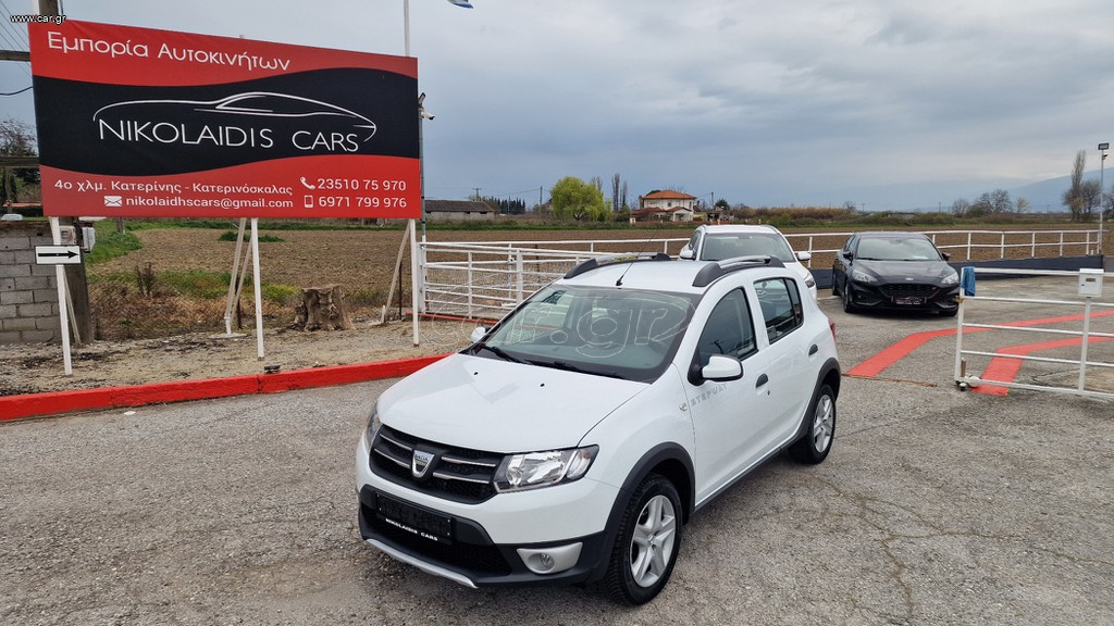 Dacia Sandero 2016 STEPWAY*1.5DCI*90PS*CRUISE*NAVI*ΤΕΛΗ 88€
