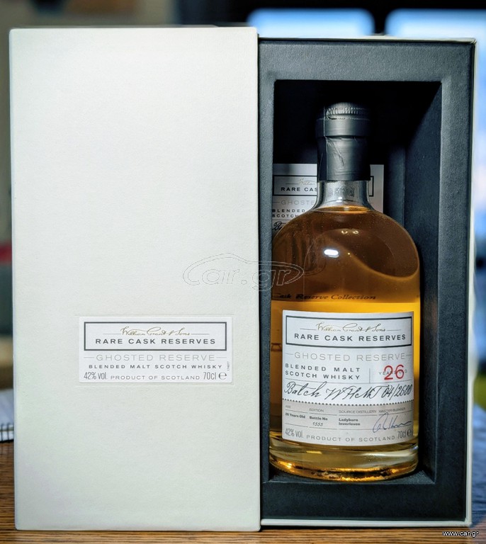 William Grant & Sons Ghosted Reserve 26 Years