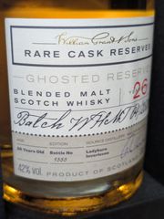 William Grant & Sons Ghosted Reserve 26 Years-thumb-2