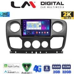 LM Digital - LM ZB8503 GPS Οθόνη OEM Multimedia Αυτοκινήτου για NISSAN NV400 2011 > 2020 OPEL Movano 2011> 2020 RENAULT Master III 2010 > 2019 (CarPlay/AndroidAuto/BT/GPS/WIFI/GPRS)