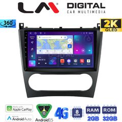 LM Digital - LM ZB8093 GPS Οθόνη OEM Multimedia Αυτοκινήτου για MERCEDES C class (W203) – CLC 2004>2008 (CarPlay/AndroidAuto/BT/GPS/WIFI/GPRS)