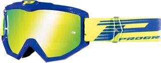 Μάσκα Μηχανής  3201FL Atzaki MX Goggles Progrip  Μπλε-Fluo  Κίτρινο