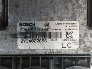 ΕΓΚΕΦΑΛΟΣ ΚΙΝΗΤΗΡΑ Suzuki SX4 1.6D ZY34027656 0281014232 1039S24499-thumb-1