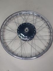 ΡΟΔΑ ΕΜΠΡΟΣ HONDA ASTREA GRAND ΓΝΗΣΙΑ ΜΑΥΡΟ ΚΕΝΤΡΟ 44601-GN5-960 (TAKASAGO JAPAN 1,40X17 ΣΤΕΦΑΝΙ)