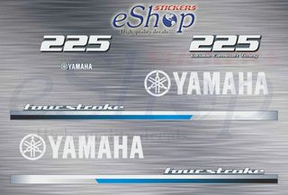 Αυτοκόλλητα σετ για Yamaha F225 Hp τετράχρονης 2014