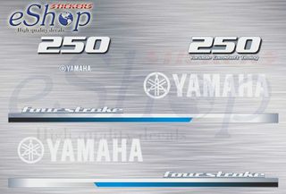 Αυτοκόλλητα σετ για Yamaha 250 Hp τετράχρονης 2014