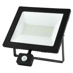 ΠΡΟΒΟΛΕΑΣ LΕD SΜD 100W ΜΕ ΑΝΙΧΝΕΥΤΗ ΚΙΝΗΣ.4100Κ ΙΡ65 ΜΑΥΡΟΣ