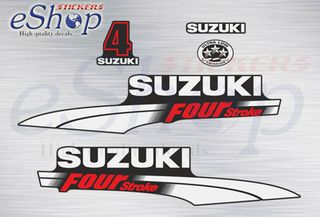 Αυτοκόλλητα σετ για  Suzuki df 4 Hp 2004 - 2009