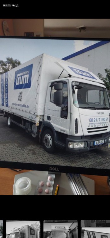 Φορτηγό Έως 7.5τ Iveco 2008 ML75 E 16 5.5 μετρα καροτσα-Υδραυλικη πορτα-Klima