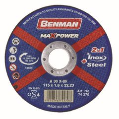 Δίσκος κοπής σιδήρου maxpower Μέγεθος: Ø125 X 1,6 mm