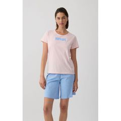 Minerva Γυναικεία Βαμβακερή Πυτζάμα Βερμούδα Multi Dots SS '26