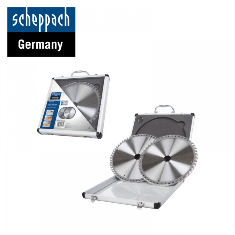 Scheppach σετ 2 τεμ. δίσκοι κοπής αλουμινίου 254 mm