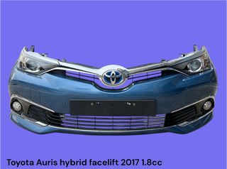 TOYOTA AURIS HYBRID 2012-2018 ΜΕΤΑΧΕΙΡΙΣΜΕΝΑ ΑΝΤΑΛΛΑΚΤΙΚΑ ( Μουράκι εμπρός κομπλέ < φτερά , φανάρια , καπώ , προφυλακτήρας , μετόπη , τραβέρσα , πλαστικά κ.α. > γνήσια μεταχειρισμένα )