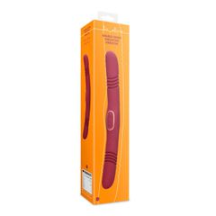 Double-Sided Thrusting Vibrator - Merlot Grape-thumb-3
