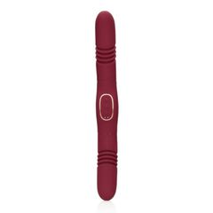 Double-Sided Thrusting Vibrator - Merlot Grape-thumb-2