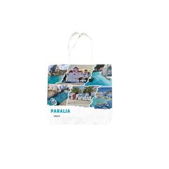 Υφασμάτινη τουριστική τσάντα καμβάς - Paralia - 45*40*10cm - 871989