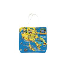 Υφασμάτινη τουριστική τσάντα καμβάς - Chalkidiki - 45*40*10cm - 871982