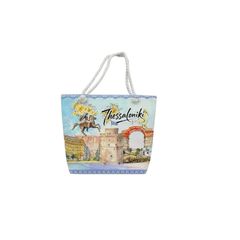 Τσάντα θαλάσσης τουριστική - Thessaloniki - 48*37*13cm - 871927