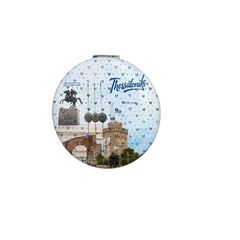 Kαθρέπτης τσέπης Souvenir - Thessaloniki - 7*7*3cm - 871846
