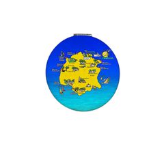 Kαθρέπτης τσέπης Souvenir - Thassos - 7*7*3cm - 871834