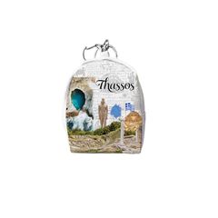 Πορτοφόλι Souvenir μπρελόκ mini - PVC - Thassos - 7*9*4.5cm - 871795