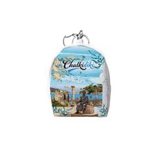 Πορτοφόλι Souvenir μπρελόκ mini - PVC - Chalkidiki - 7*9*4.5cm - 871783