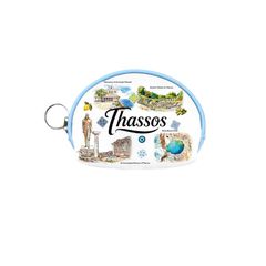 Πορτοφόλι Souvenir μπρελόκ mini - PVC - Thassos - 10*8*3cm - 871772