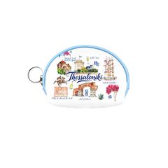 Πορτοφόλι Souvenir μπρελόκ mini - PVC - Thessaloniki - 10*8*3cm - 871764