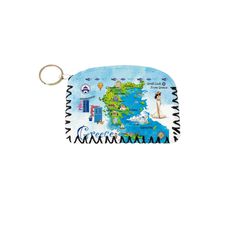 Πορτοφόλι Souvenir μπρελόκ - PVC - Greece - 14*9cm - 871759
