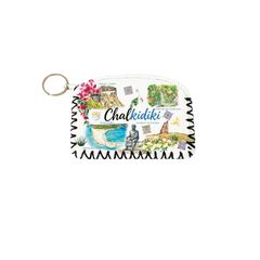 Πορτοφόλι Souvenir μπρελόκ - PVC - Chalkidiki - 14*9cm - 871740