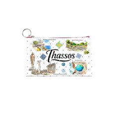 Πορτοφόλι Souvenir μπρελόκ - PVC - Thassos - 16*10cm - 871712