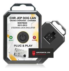 Universal Steering lock Emulator For GRAND CHEROKEE 2011-2013 5026788AD CHARGE CHR JEP DOG LAN WITH SOUND PLUG & PLAY