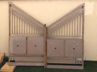 ΣΙΔΕΡΕΝΙΑ ΜΑΣΙΦ ΔΙΦΥΛΛΗ ΑΝΟΙΓΟΜΕΝΗ ΓΚΑΡΑΖΟΠΟΡΤΑ ΣΥΝΟΛΙΚΟ ΠΛΑΤΟΣ 2,40μ .