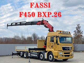 Γερανοί - Φορτηγά Με Γερανό MAN 2010 TGS 35.480 * FASSI F450 BXP.26 * 8x2