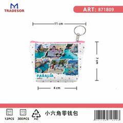 Πορτοφόλι Souvenir μπρελόκ mini - Σετ 10pcs - PVC - Paralia - 11*7*4cm - 871809