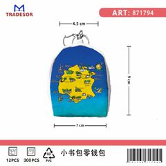 Πορτοφόλι Souvenir μπρελόκ mini - Σετ 10pcs - PVC - Thassos - 7*9*4.5cm - 871794