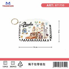 Πορτοφόλι Souvenir μπρελόκ - Σετ 10pcs - PVC - Paralia - 14*9cm - 871750